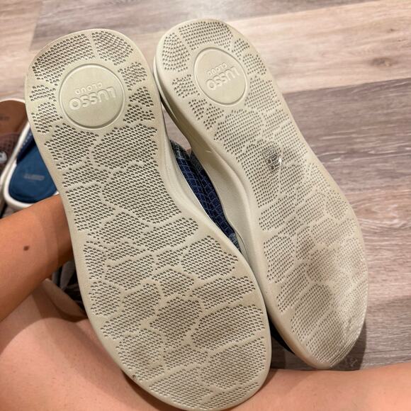 Malbon x Lusso Navy Blue Slippers Size 9